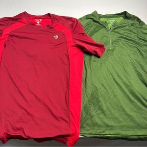 Red Mountain Hardware and Green Marmot Athletic Shirts